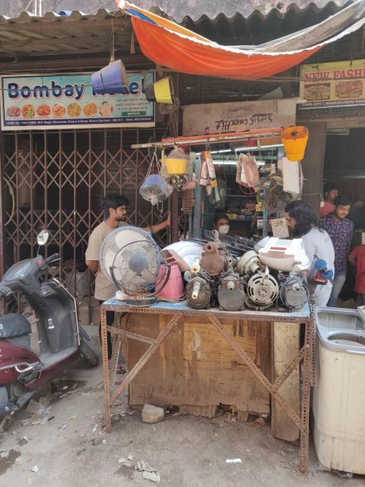 Ahmed Bhai’s Electronics repair workshop from outside