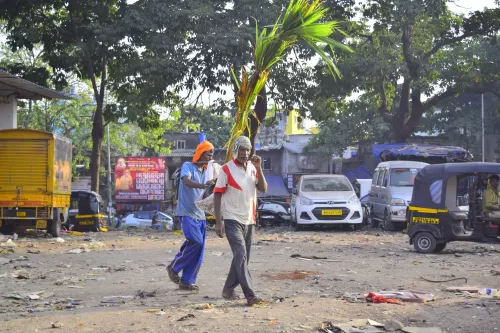 Updates on the Garden of Festivities, Tree Planting Process!

Kolis have been vanguards of climate change and the environmental crisis, constantly responding and adapting to an urbanising landscape in ways that allow them to continue fishing, even in the most critical contexts. 

The Kolis of Dharavi are now turning a landfill along the Mithi River into a garden for Dharavi Koliwada. Defending their commons is becoming increasingly difficult, and transforming one that is a landfill demonstrates an extraordinary commitment to place. A commitment nurtured by a shared history and identity that is deeply intertwined with the Mithi Estuary. 

For the past two years, we have been working alongside the Kolis of Dharavi to attend to and care for this neglected urban landscape. This week the first trees have been carefully planted - eight young coconut palms that will be part of a coconut orchard. The coconut is integral to coastal communities. On the festival of Naralli Purnima, the Kolis offer coconuts to the waters as a symbol of reciprocity with the environment. 

Photo 1,2 - The young palms are carried to the site

Photo 3 - Salt is mixed into the red soil as a source of chlorine

Photo 4, 5- Bricks are crushed as a sub-base before adding the soil.

Photo 6, 7 - The young palm is firmly planted 

Photo 8 - Shared vision of the Coconut Orchard

Photo 9 - Offering coconuts to the Mithi Estuary on Naralli Purnima

#gardenoffestivities #landscape #gardenbytheriver #mithi #urbanlandscape #koli #kolicommunity #architecture #urbandesign