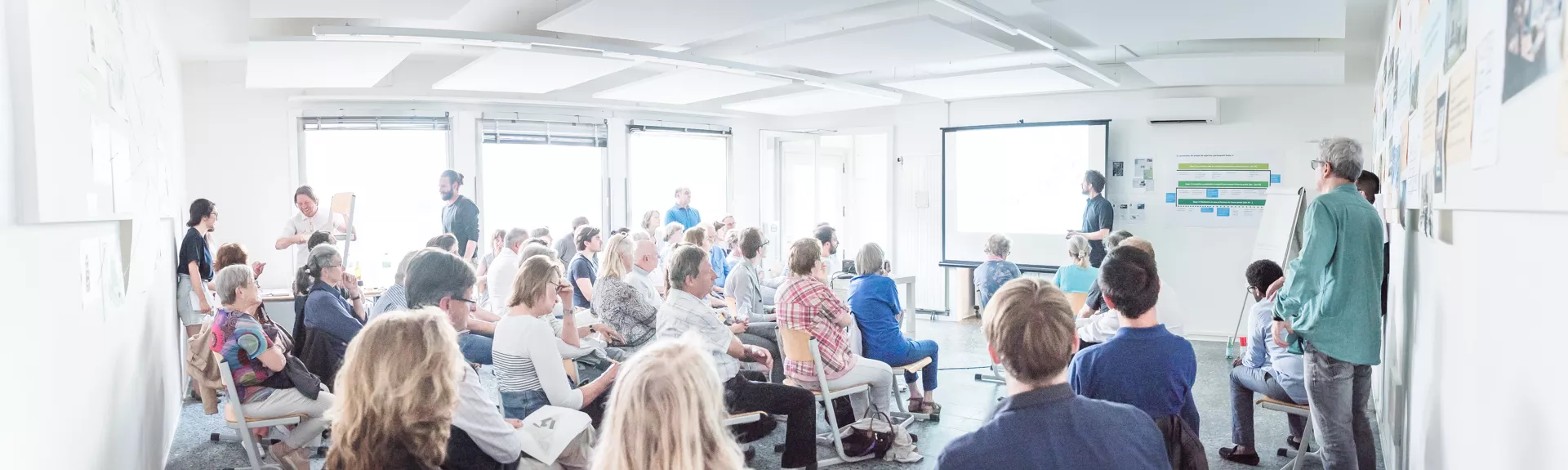 Présentation publique à la Maison de Projet de Versoix, le 11 juin 2018.
