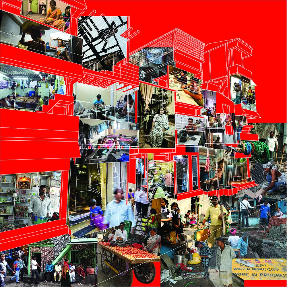 Work in progress… Multiple activities in a homegrown neighbourhood.
