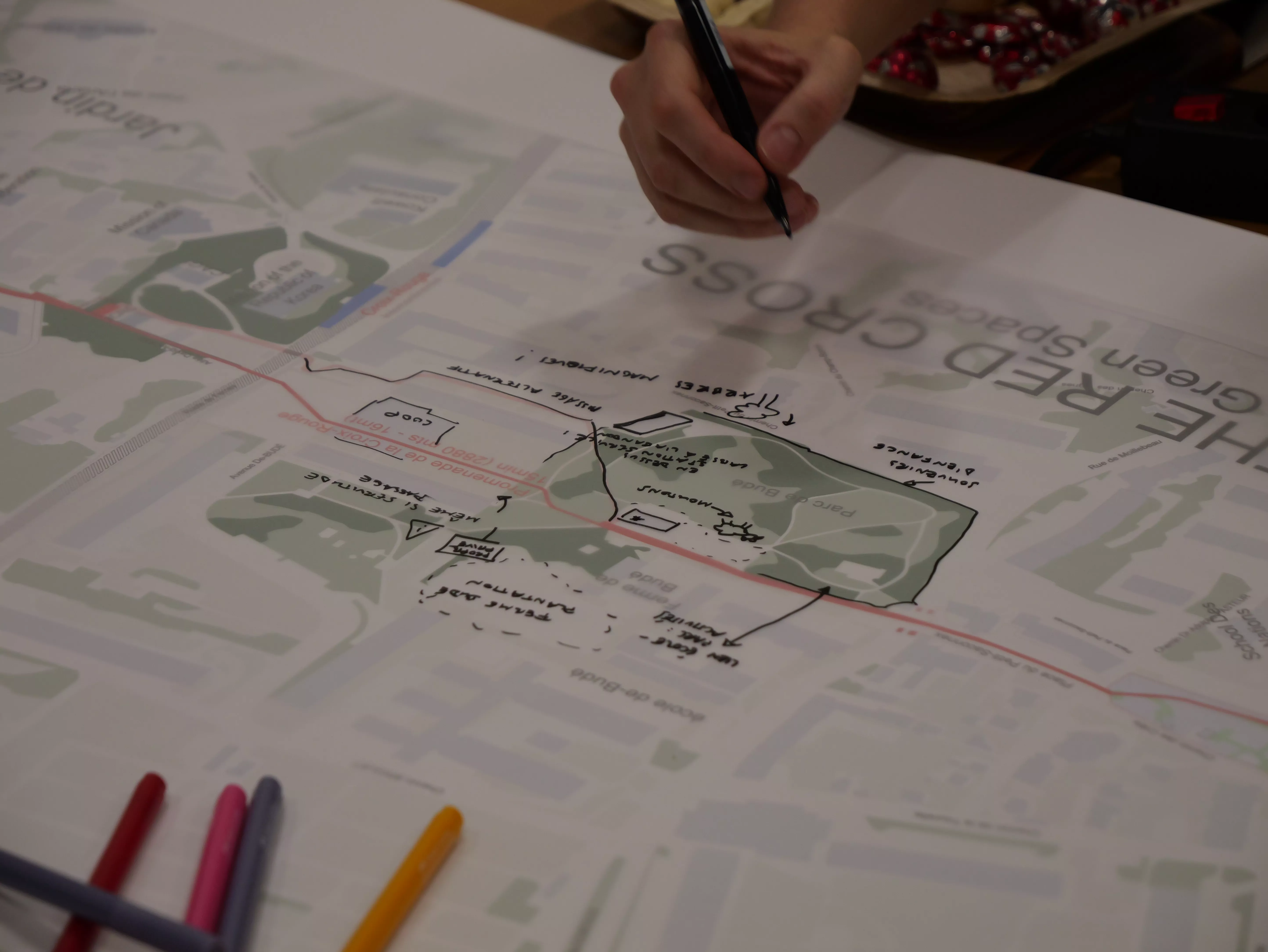 Residents participating in the workshop