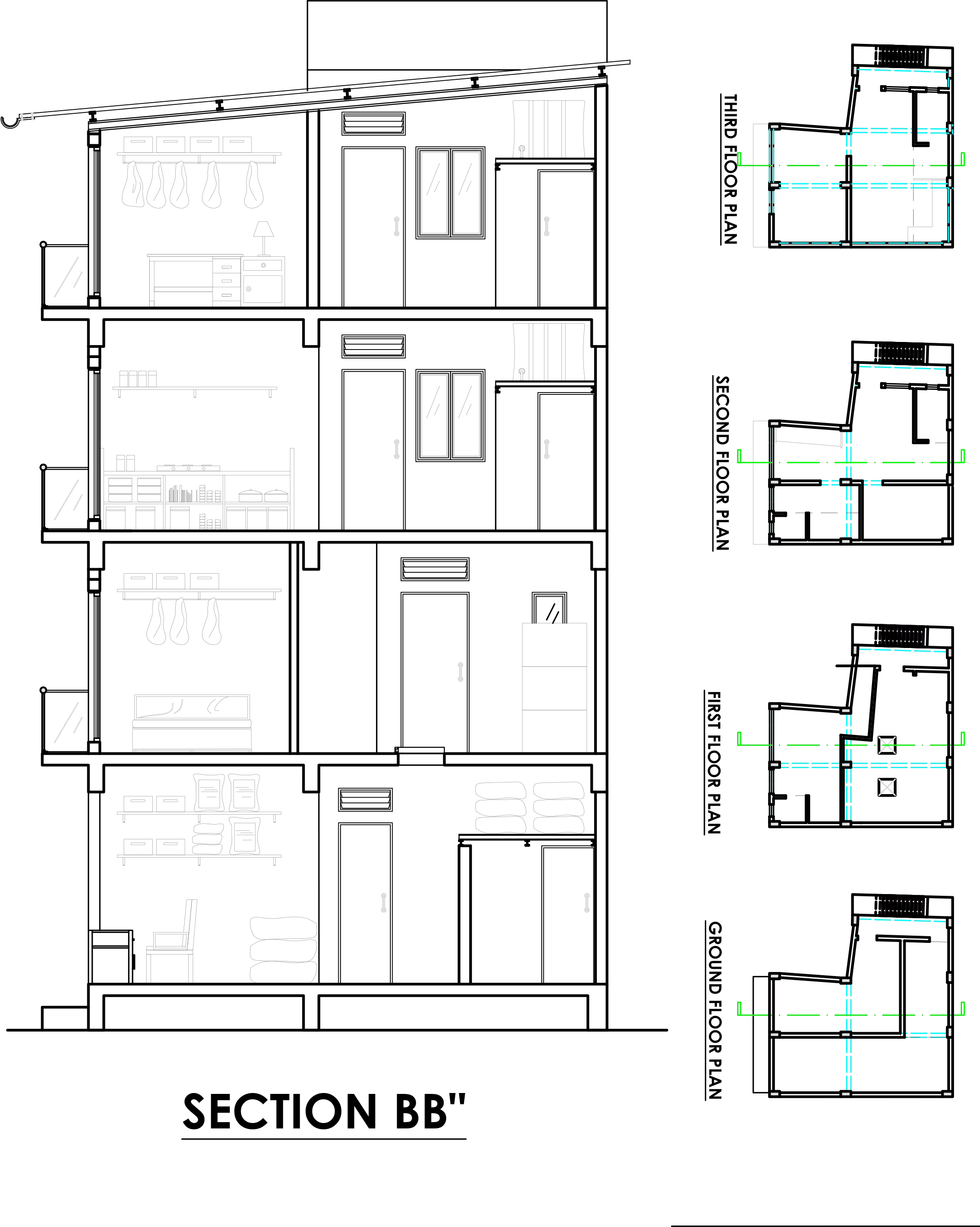 Plan of house no. 9
