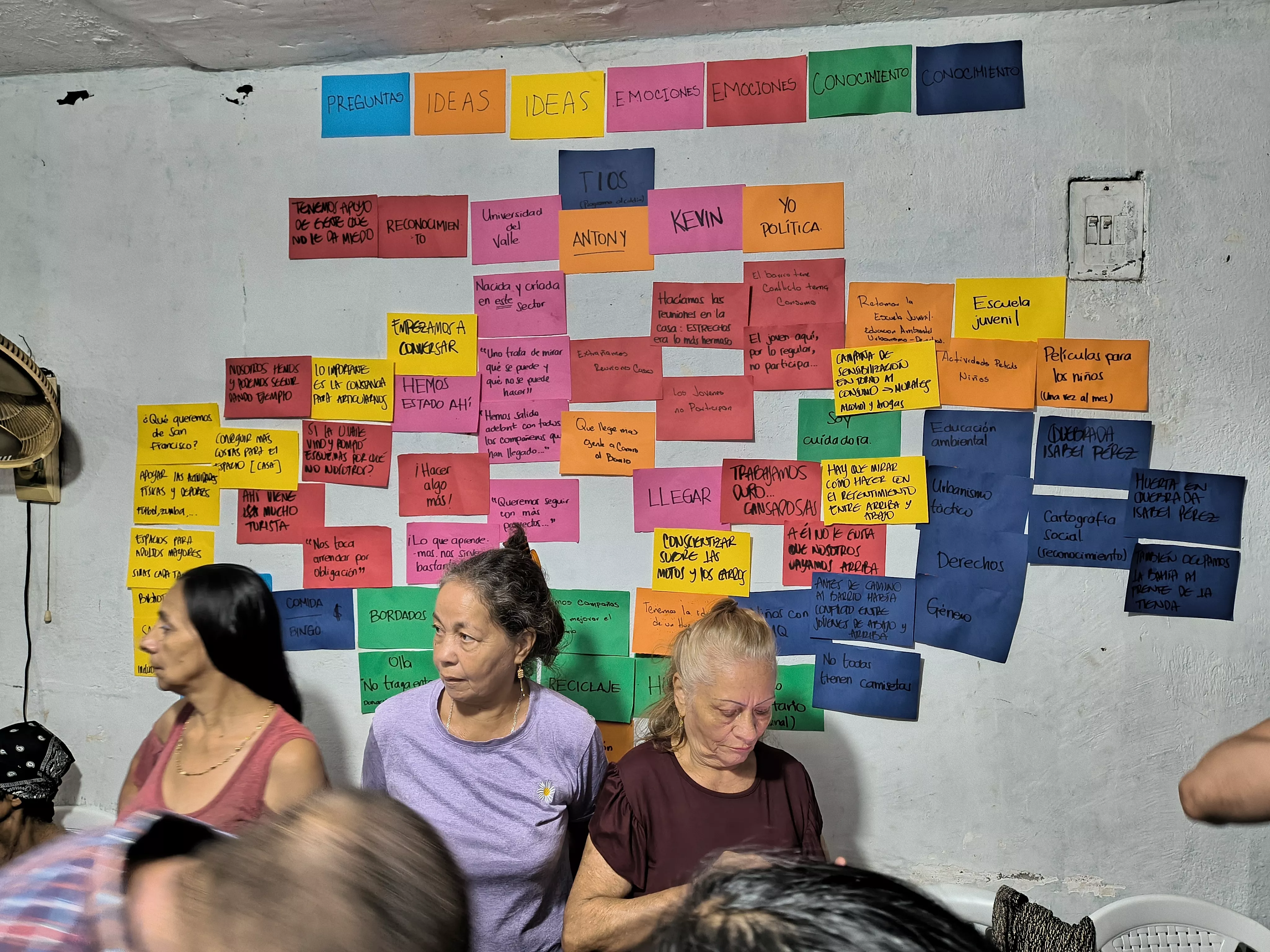 Workshop with Camino al Barrio in Siloé, Cali