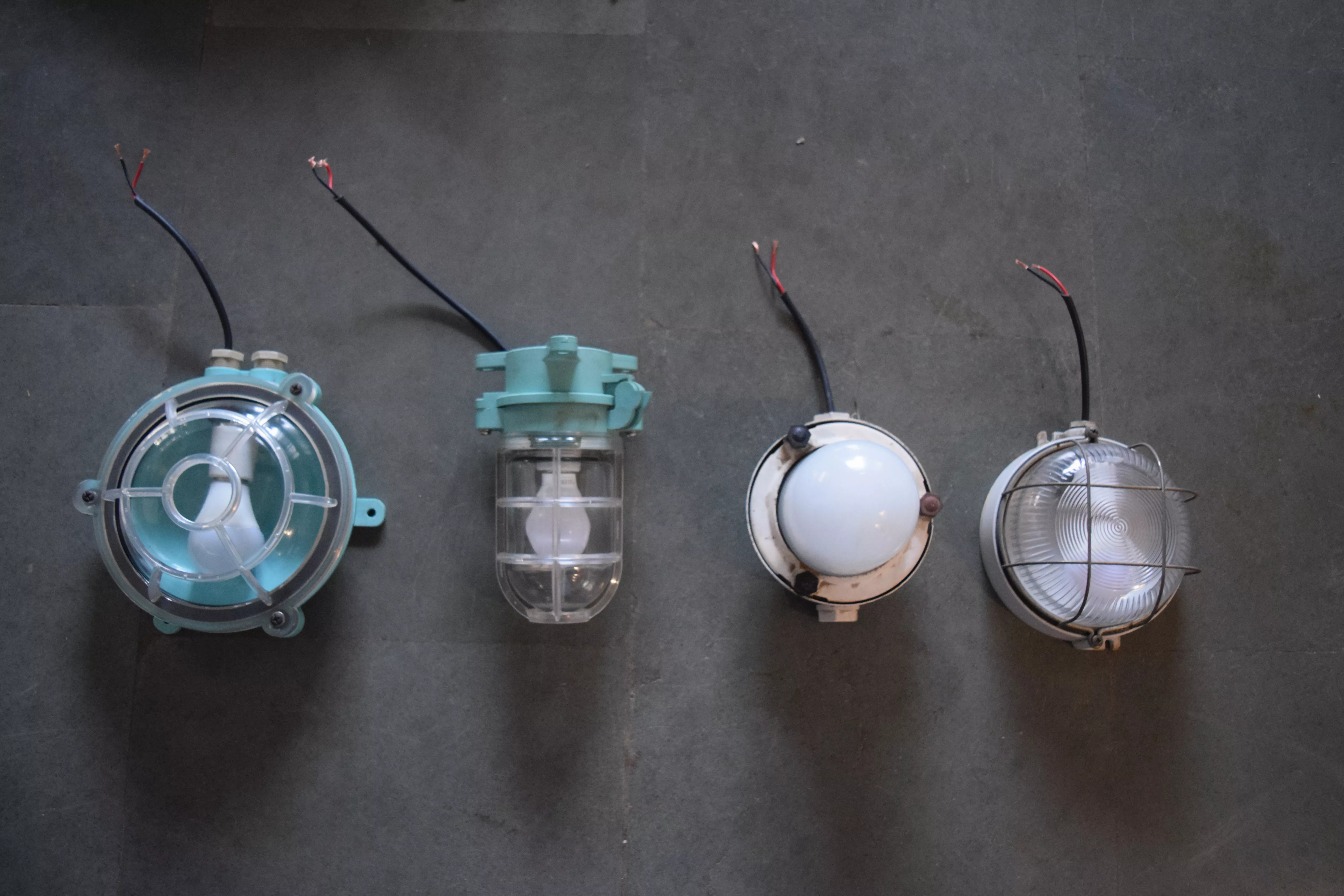 Bulkhead light samples from Alang