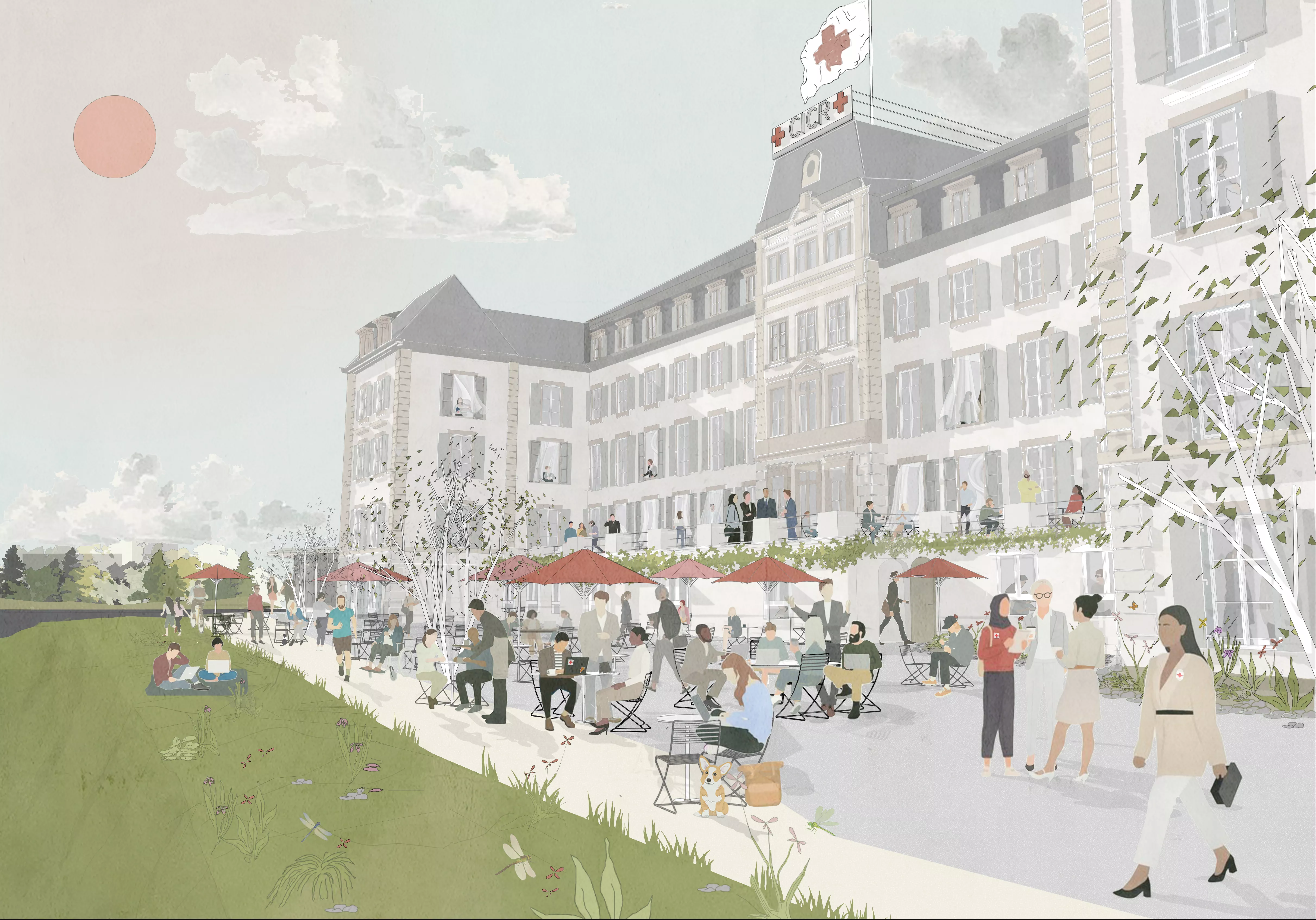 illustration of the proposed campus