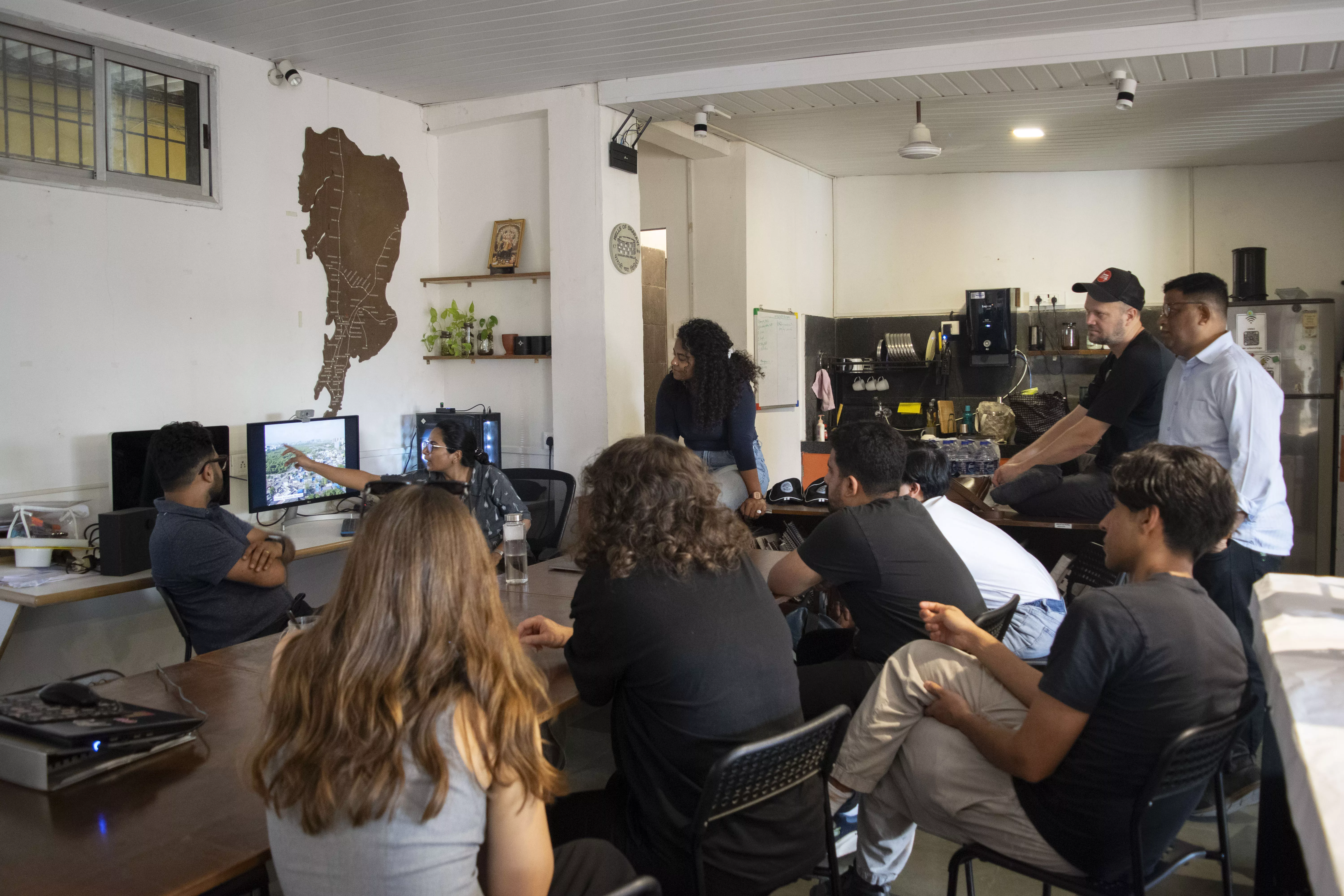 Meeting at the urbz office