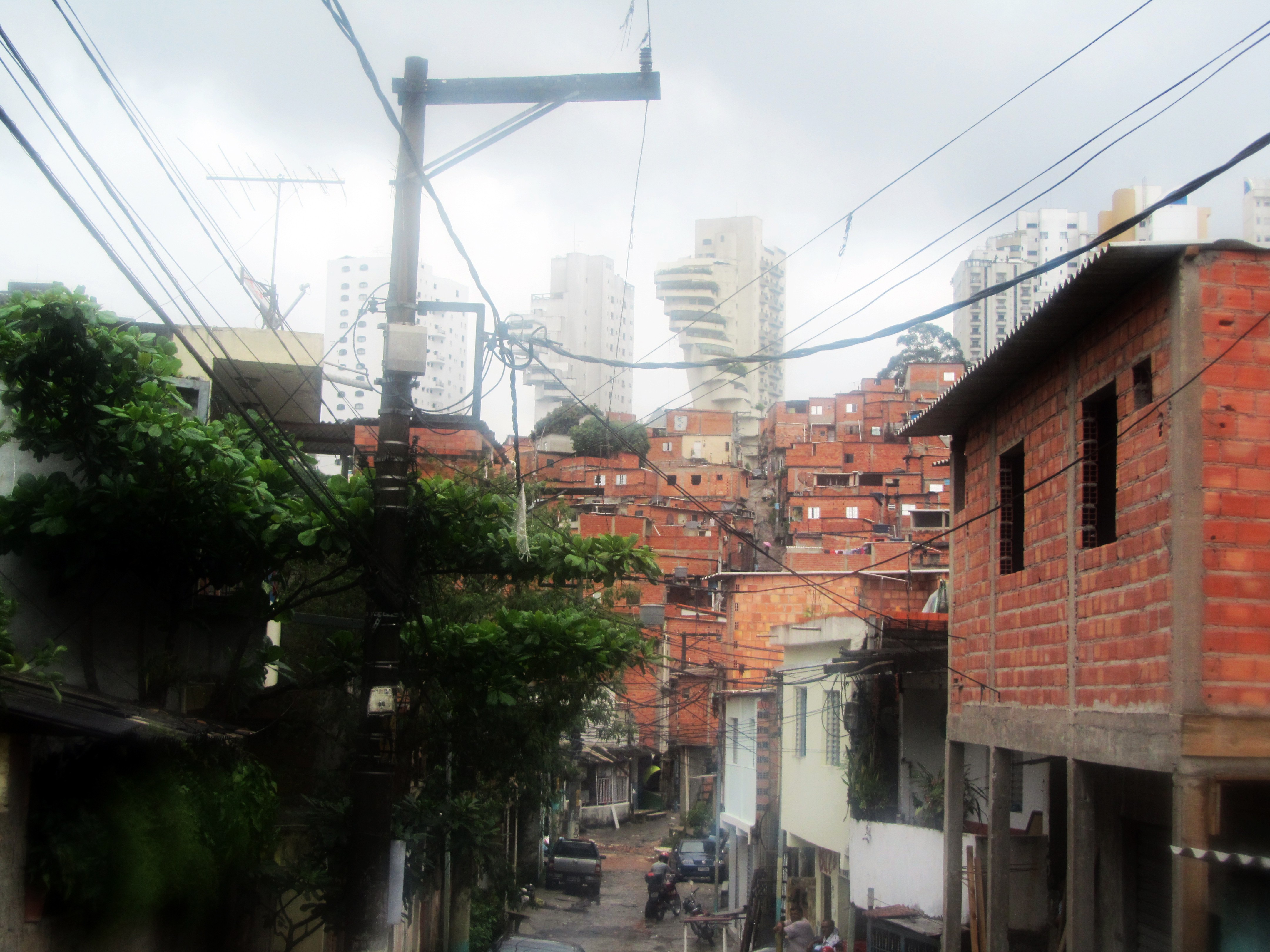 Paraisopolis (Sao Paulo) viewed from the street.