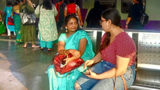 image 1 an interview at Kurla station