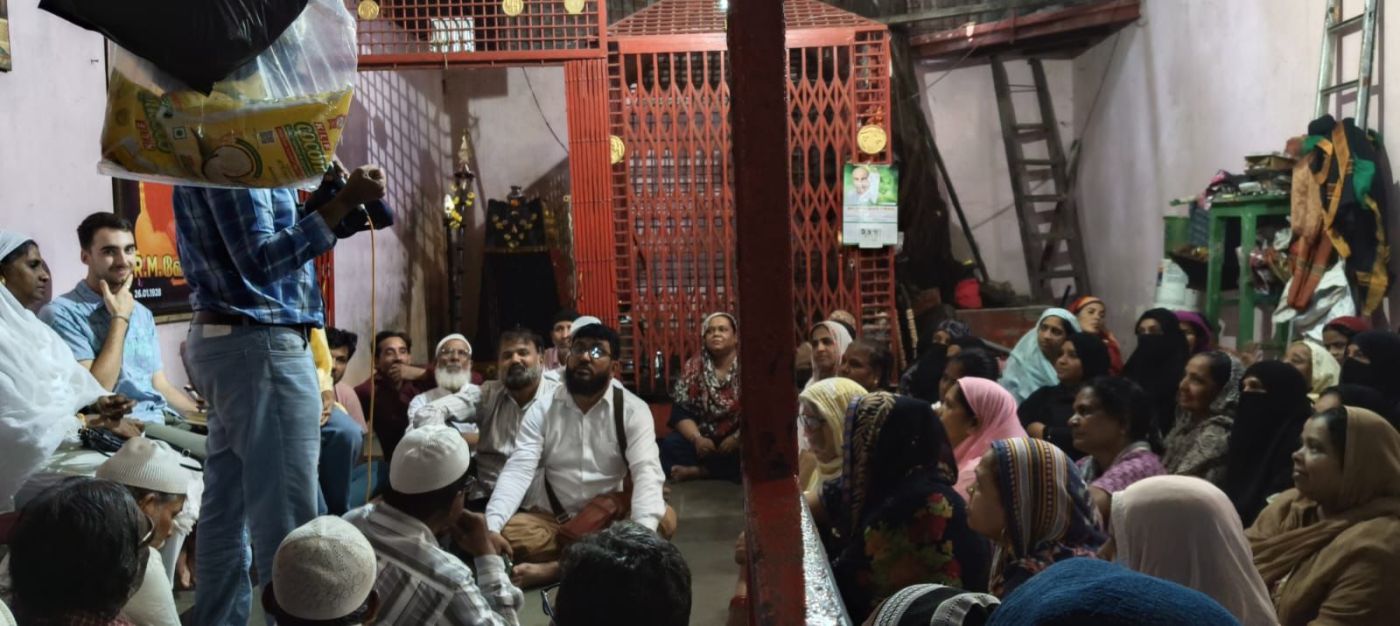 A community meeting, to discuss critical matters of the redevelopment