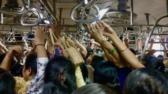 Image 2- Second class women compartment in the ordinary train at 9:00 am by Vidisha Dhar
