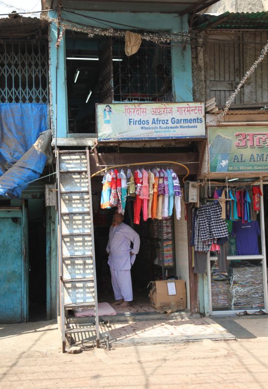 Typical toolhouses of Dharavi