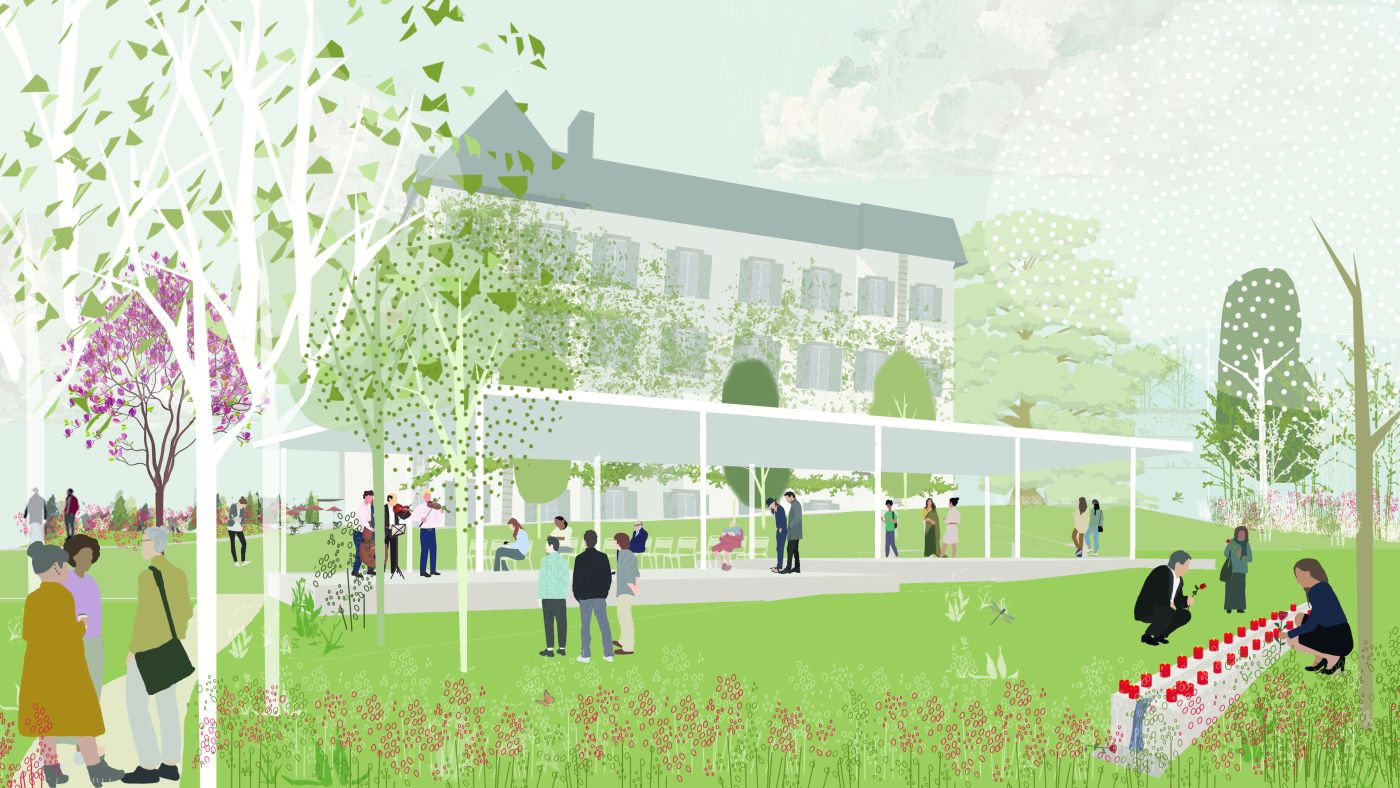 illustration of the proposed campus
