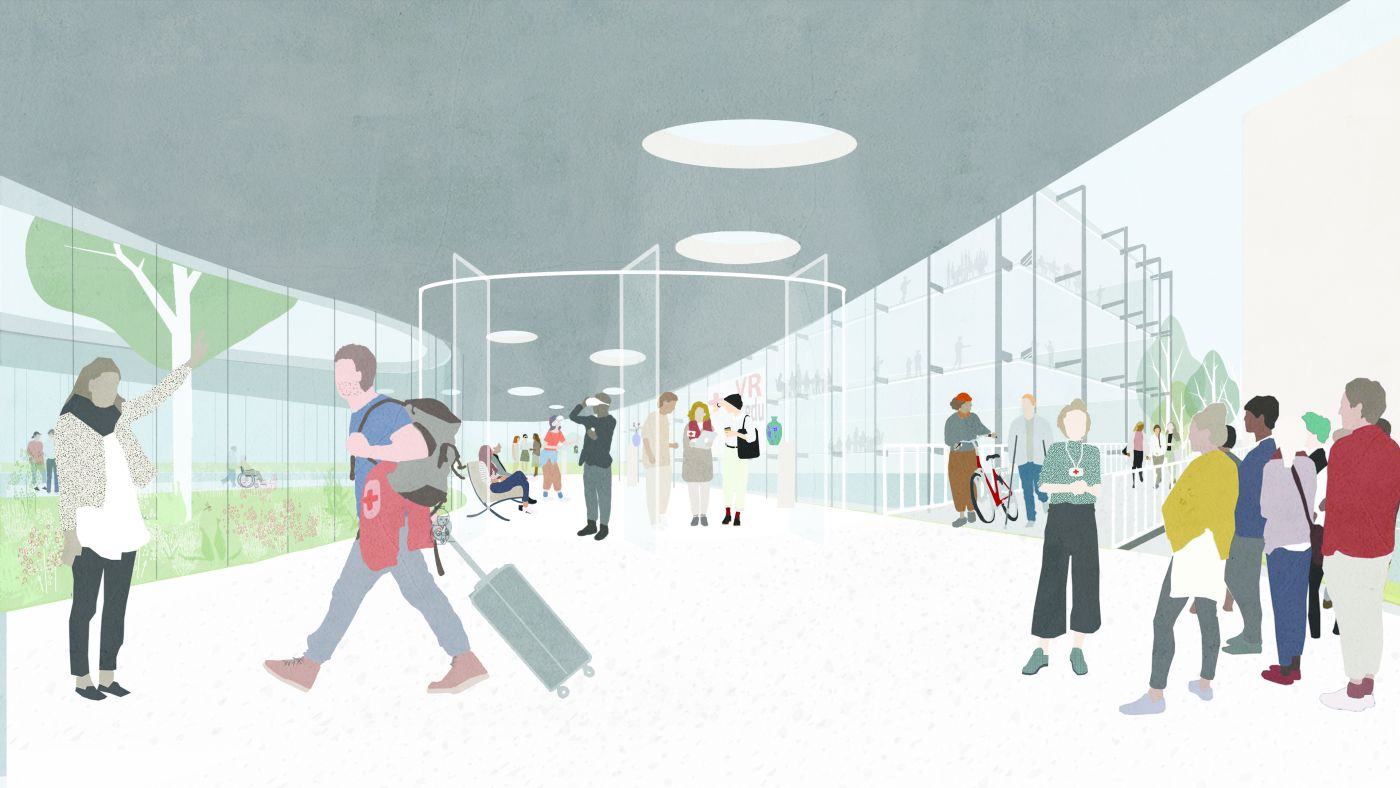 illustration of the proposed campus