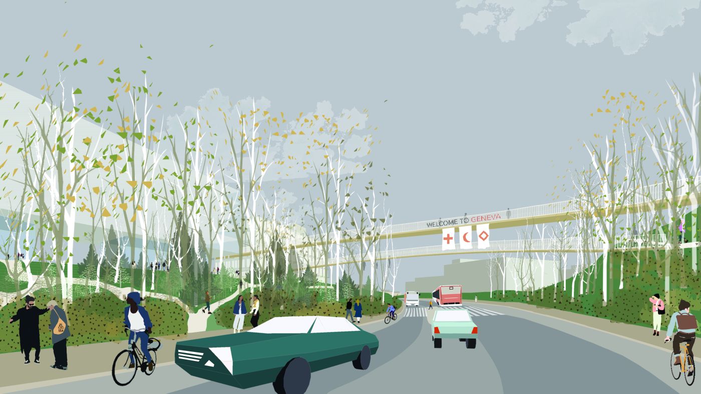 illustration of the proposed campus