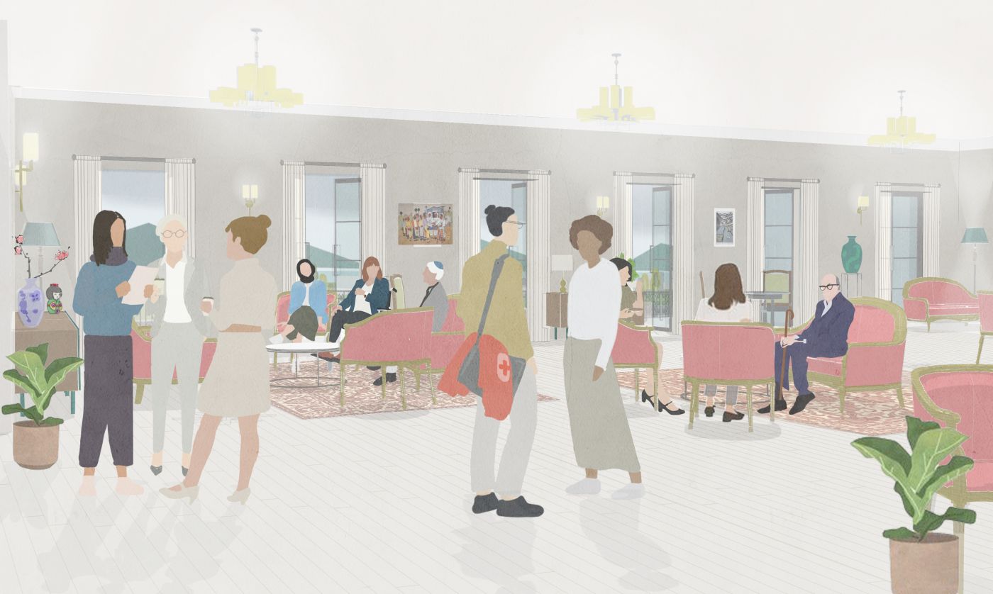 illustration of the proposed campus