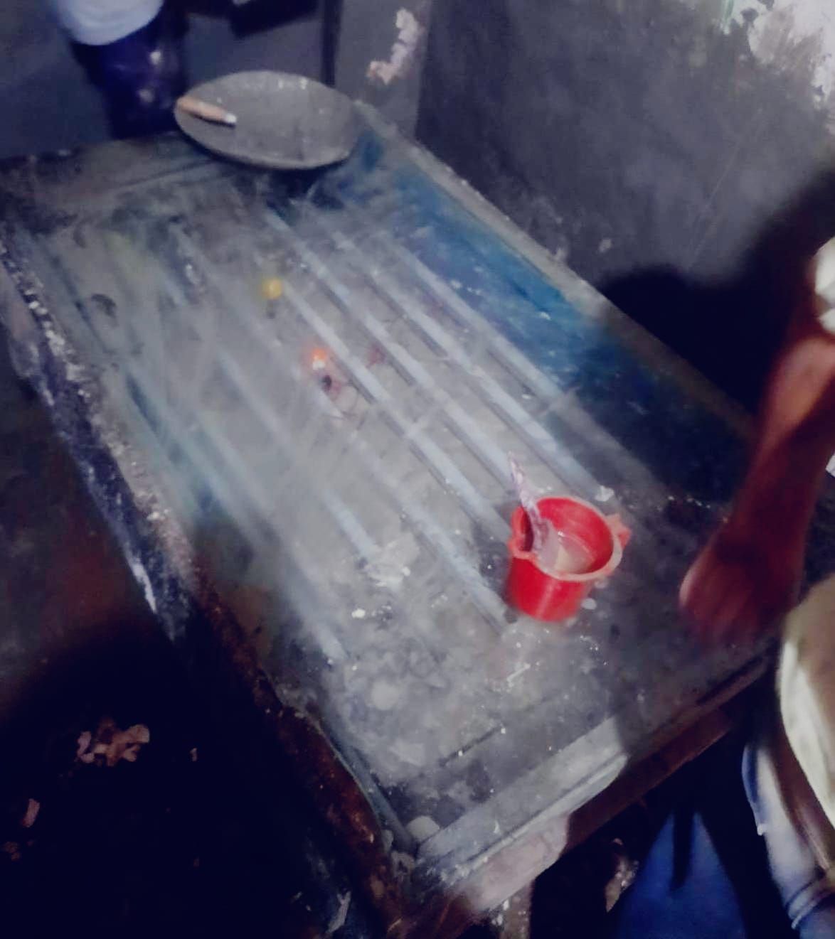 Ravi’s studio undergoing renovation.