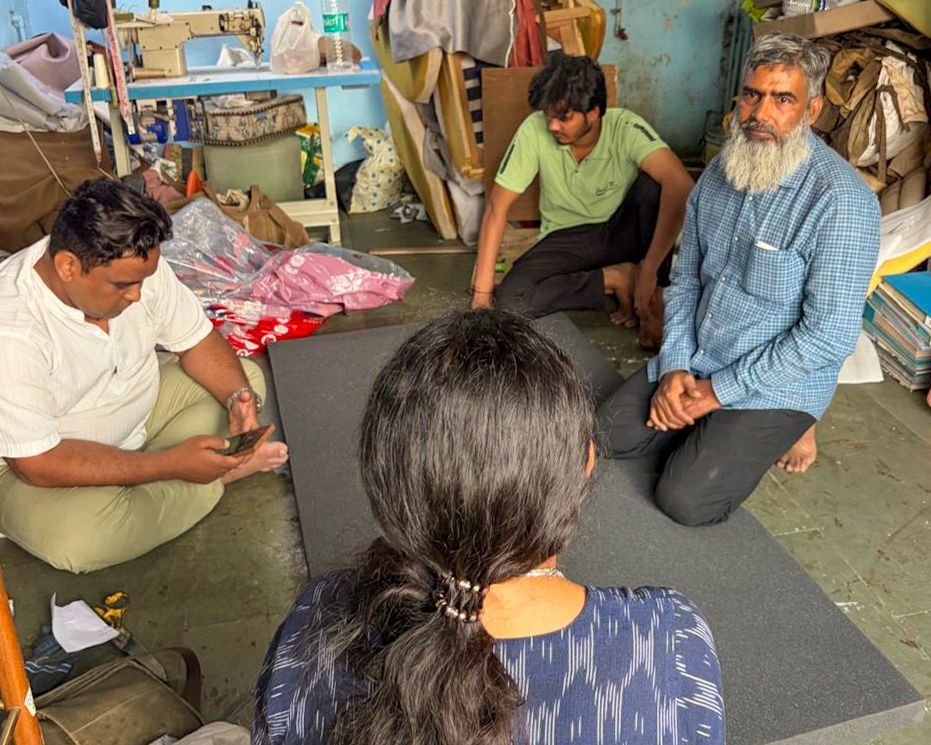 Abdul in conversation with Samidha from urbz team