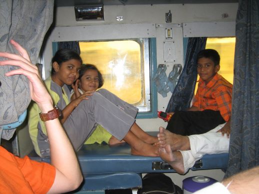 From Mumbai to Chiplun on the Konkan Railways.