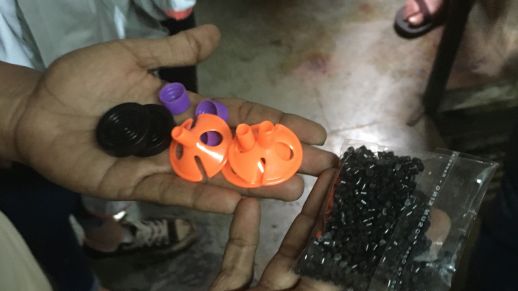 Recycled plastic from Dharavi's 13th Compound