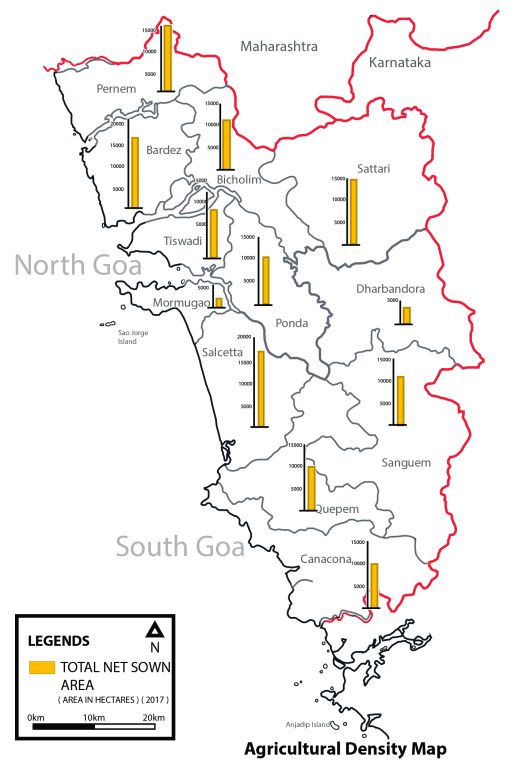 Image 6: Agricultural Density of Goa 2011 (6)