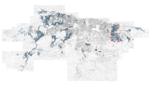 Cartography of the Caracas slums