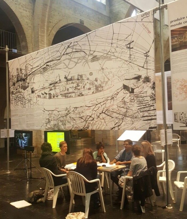urbz’ exhibit at Arc en Rêve centre of Architecture, Bordeaux. Interactive sessions with the visitors of the exhibition
