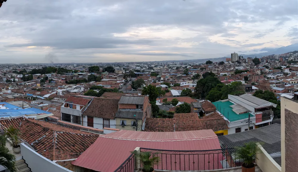 View of Cali from the historical neighbourhood of San Antonio